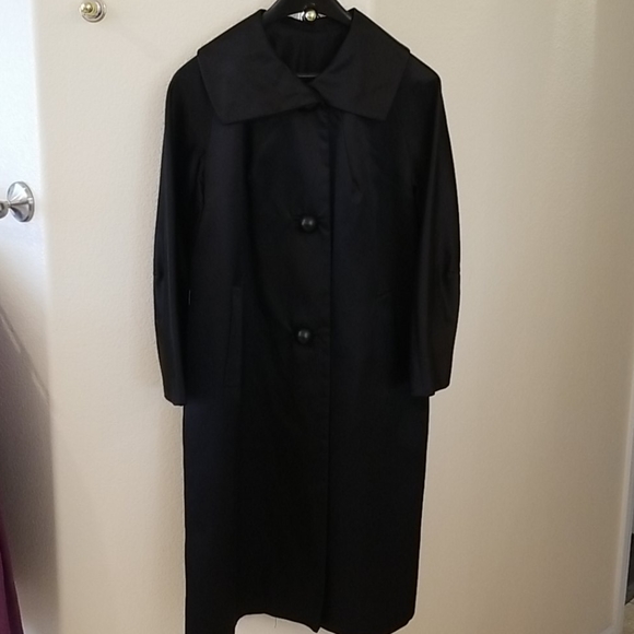 black evening coat